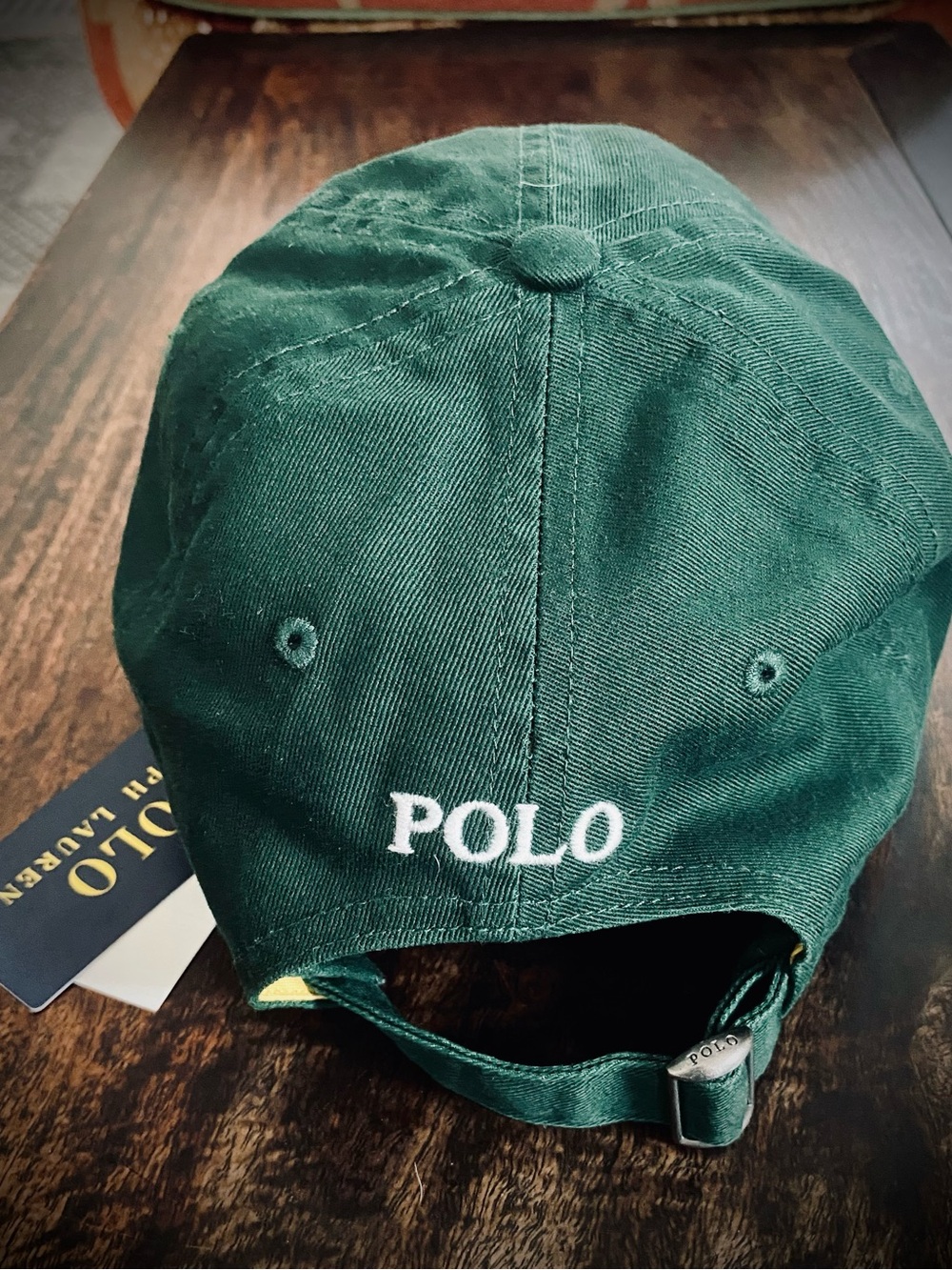 Green Ralph Lauren Polo hat - Picture 2 of 4